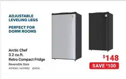 Visions Electronics Arctic Chef 3.2 cu.ft. Retro Compact Fridge offer