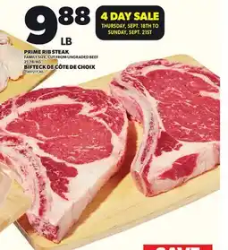 Independent City Market PRIME RIB STEAK offer