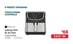 Visions Electronics Culinary Chef 8L Air Fryer offer