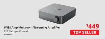 Visions Electronics WiiM Amp Multiroom Streaming Amplifier offer