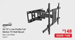 Visions Electronics SOUNDSTAGE 50-75+ Low Profile Full Motion TV Wall Mount offer
