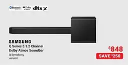 Visions Electronics SAMSUNG Q Series 5.1. 2 Channel Dolby Atmos Soundbar offer
