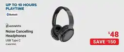 Visions Electronics Noise Cancelling Headphones offer