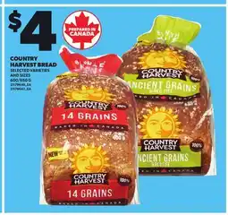 Independent City Market COUNTRY HARVEST BREAD, 600/650 G offer