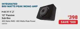 Visions Electronics Hertz 10 Passive Sub Box offer