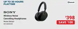 Visions Electronics SONY Wireless Noise Cancelling Headphones offer