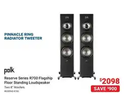 Visions Electronics Reserve Series R700 Flagship Floor Standing Loudspeaker offer