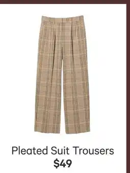 Joe Fresh Pleated Suit Trouser offer