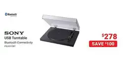 Visions Electronics SONY USB Turntable offer