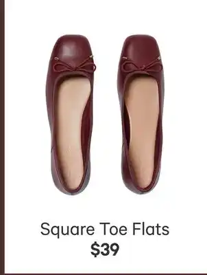 Joe Fresh Square Toe Flat offer