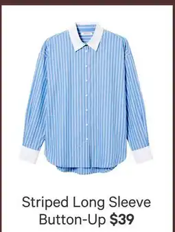 Joe Fresh Striped Long Sleeve Button-Up offer