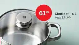 Kitchen Stuff Plus Stockpot - 6 L offer