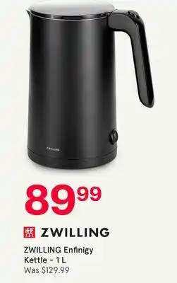 Kitchen Stuff Plus ZWILLING Enfinigy Kettle - 1 L offer