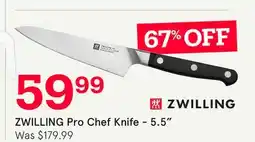 Kitchen Stuff Plus ZWILLING Pro Chef Knife-5.5 offer