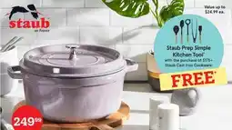 Kitchen Stuff Plus Staub En France Cast Iron Round Cocotte offer