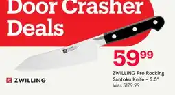 Kitchen Stuff Plus ZWILLING Pro Rocking Santoku Knife-5.5 offer