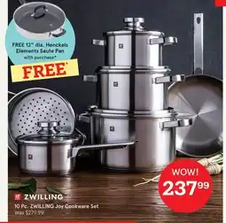 Kitchen Stuff Plus 10 Pc. ZWILLING Joy Cookware Set offer