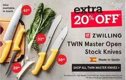 Kitchen Stuff Plus EXTRA 20% OFF TWIN MASTER offer