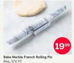 Kitchen Stuff Plus Bake Marble French Rolling Pin offer
