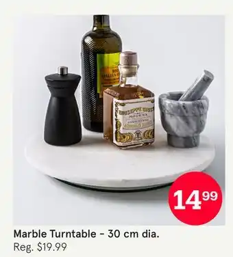 Kitchen Stuff Plus Marble Turntable offer