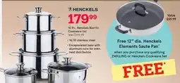 Kitchen Stuff Plus 10 Pc. Henckels Biarritz Cookware Set offer