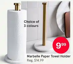 Kitchen Stuff Plus Marbelle Paper Towel Holder offer