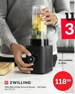 Kitchen Stuff Plus ZWILLING Enfinigy Personal Blender-500 Watts offer