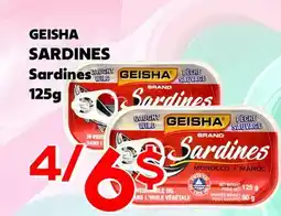 Marche Salaberry GEISHA SARDINES offer