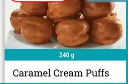 M & M Food Market Caramel Cream Puffs, 240 g offer