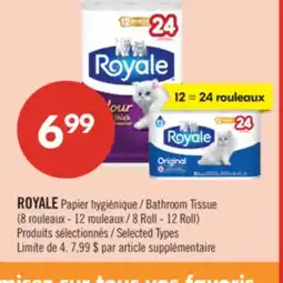 Pharmaprix ROYALE Bathroom Tissue offer