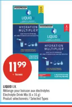 Pharmaprix LIQUID I.V. Electrolyte Drink Mix offer