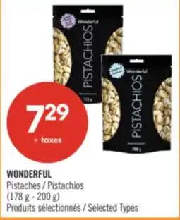 Pharmaprix WONDERFUL Pistachios offer