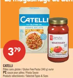 Pharmaprix CATELLI Gluten Free Pasta (340 g) or PC Pasta Sauce offer