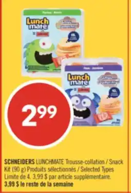 Pharmaprix SCHNEIDERS LUNCHMATE Snack Kit offer