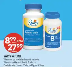 Pharmaprix SWISS NATUREL Vitamins or Natural Health Products offer