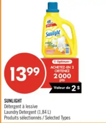 Pharmaprix SUNLIGHT Laundry Detergent offer
