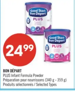 Pharmaprix BON DÉPART PLUS Infant Formula Powder offer