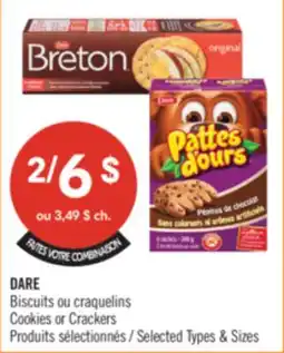 Pharmaprix DARE Cookies or Crackers offer