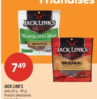 Pharmaprix JACK LINK'S Jerky offer