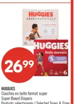 Pharmaprix HUGGIES Super Boxed Diapers offer