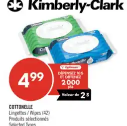 Pharmaprix COTTONELLE Wipes (42) offer