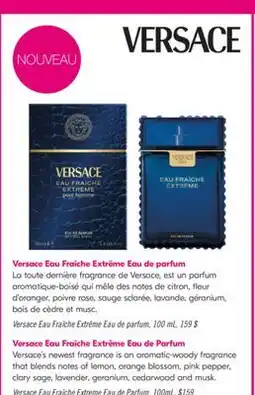 Pharmaprix Versace Eau Fraîche Extreme Eau de Parfum offer