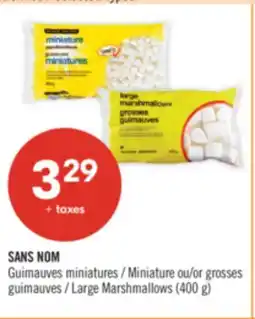 Pharmaprix NO NAME Miniature or Large Marshmallows offer