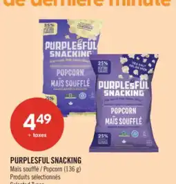 Pharmaprix PURPLESFUL SNACKING Popcorn offer