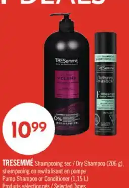 Pharmaprix TRESEMMÉ Dry Shampoo (206 g), Pump Shampoo or Conditioner (1,15 L) offer