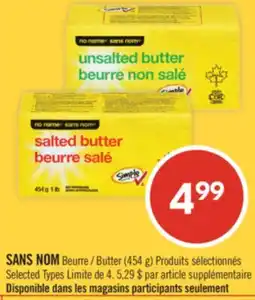 Pharmaprix NO NAME Butter offer