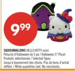 Pharmaprix SQUISHMALLOWS HELLO KITTY or Halloween 5 Plush offer