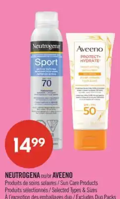 Pharmaprix NEUTROGENA or AVEENO Sun Care Products offer