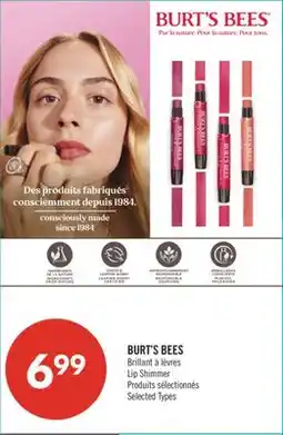 Pharmaprix BURT'S BEES Lip Shimmer offer