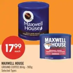 Shoppers Drug Mart Maxwell house ground coffee offer